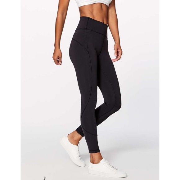 Lululemon in movement 7/8 tight everlux High-Waisted Black Legging size 4 - Picture 1 of 6